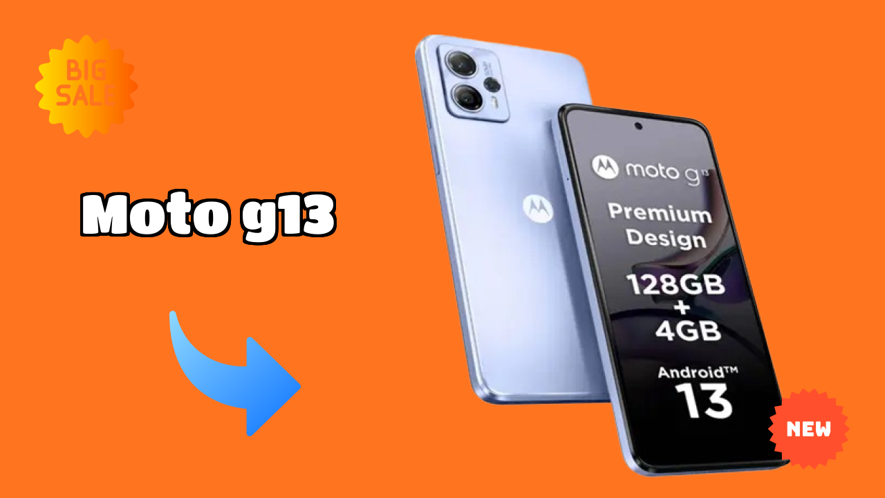 Moto G13 at ₹9,499 - Complete Specifications