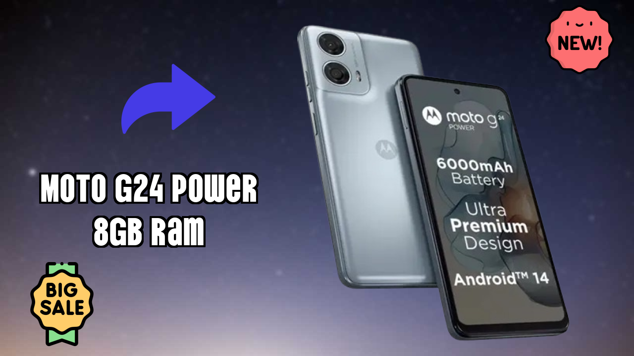 Moto G24 Power 8GB RAM at ₹8,999 - Complete Review & Rating