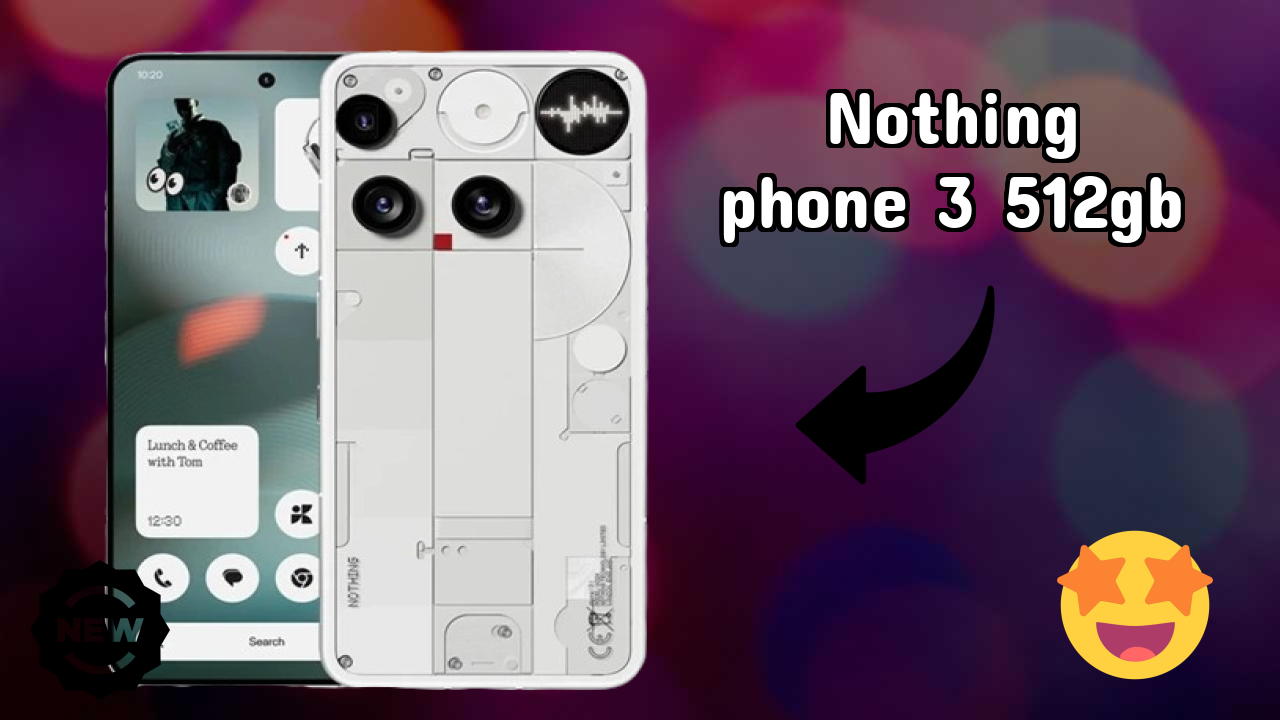 Nothing Phone 3 512GB Display Size: 6.67 Inches (16.94 Cm) Screen Test