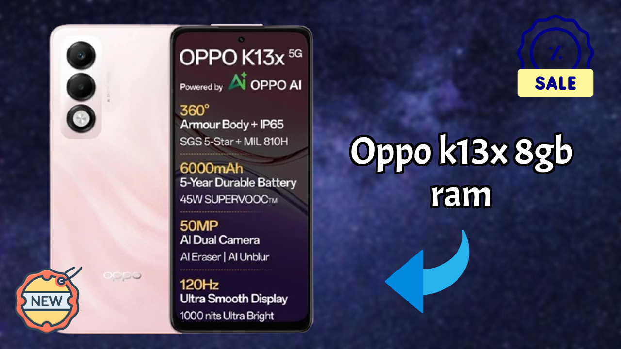 OPPO K13x 8GB RAM at ₹13,489 - Is It Worth Buying Now?
