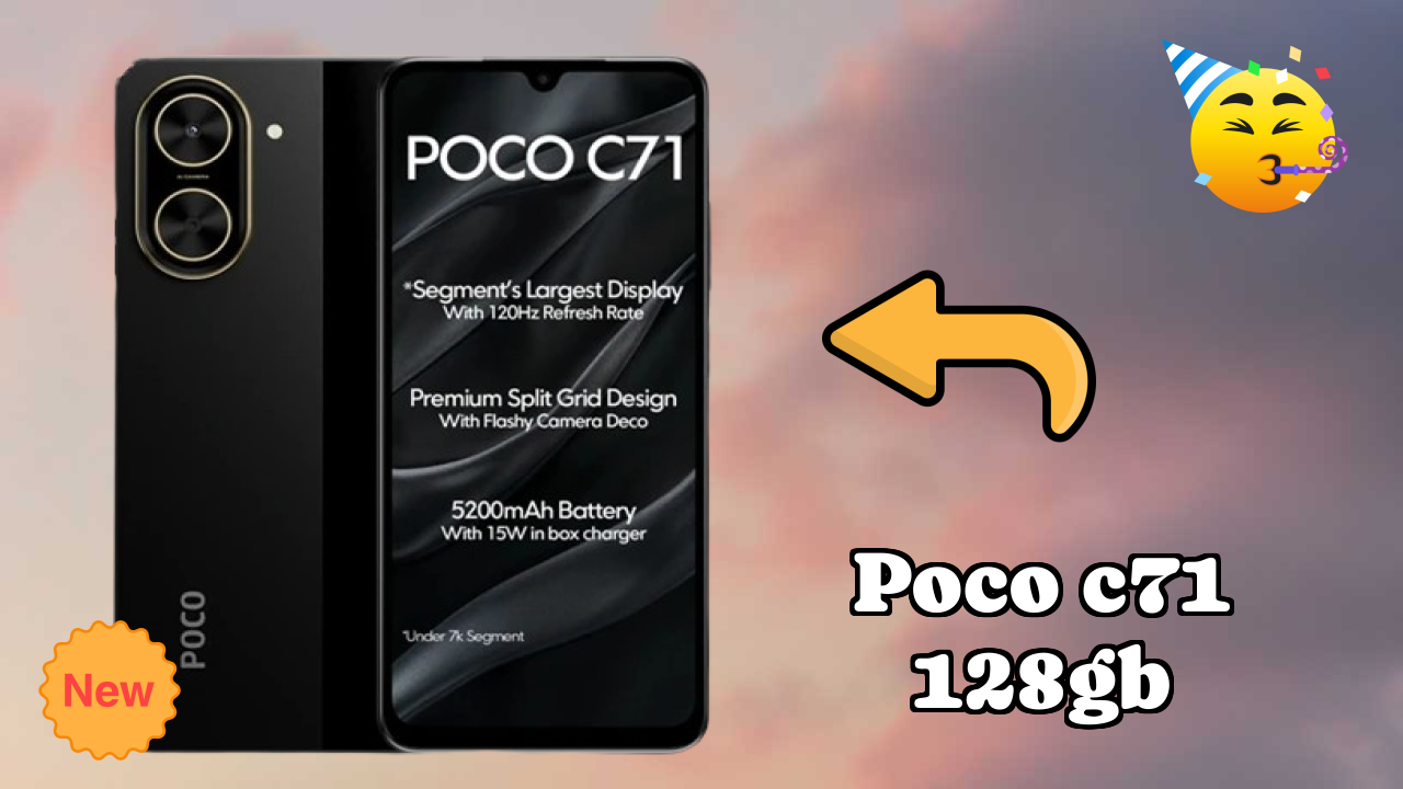 POCO C71 128GB Battery Life: 5200 MAh How Long Lasts