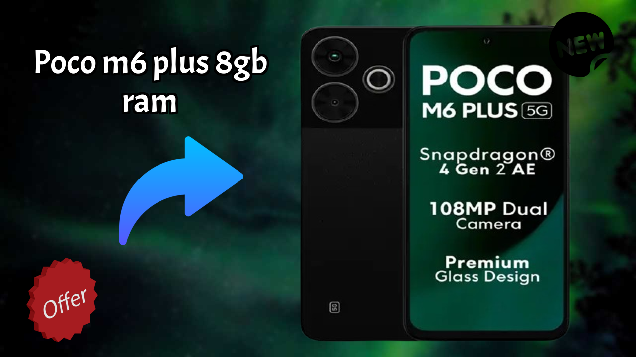 POCO M6 Plus 8GB RAM Gaming Performance: Snapdragon 4 Gen 2 Accelerated Edition FPS
