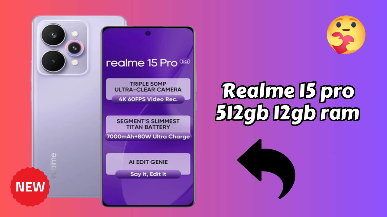 Realme 15 Pro 512GB 12GB RAM Display Size: 6.8 Inches (17.27 Cm) Screen Quality