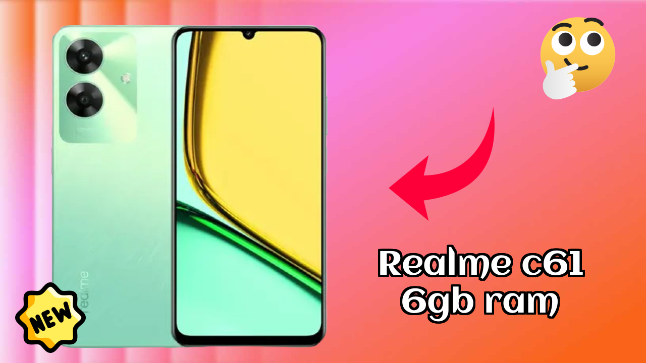Realme C61 6GB RAM Usage: 6 GB RAM Handles Heavy Tasks?