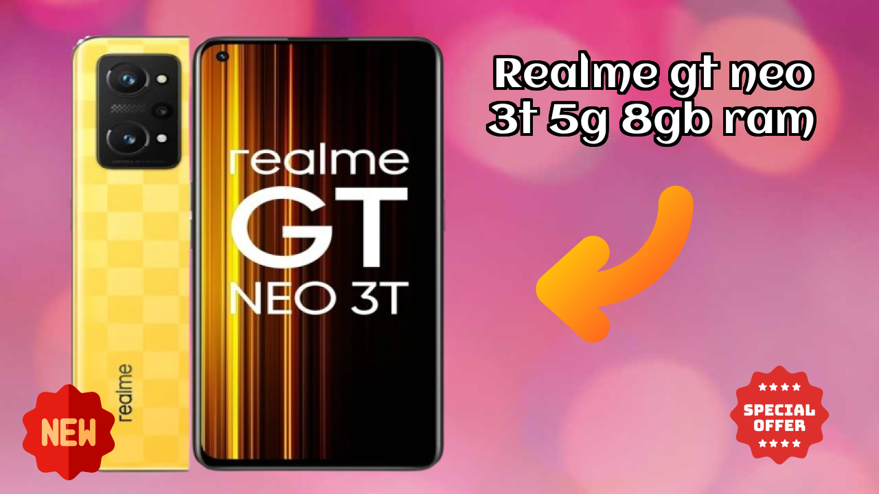 Realme GT Neo 3T 5G 8GB RAM Display Analysis: 6.62 Inches (16.81 Cm) Screen