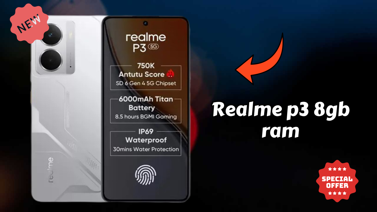 Realme P3 8GB RAM Display Quality: AMOLED Explained
