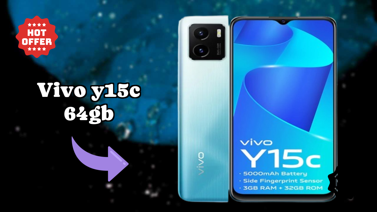 Vivo Y15c 64GB Battery Life: 5000 MAh Charging Speed